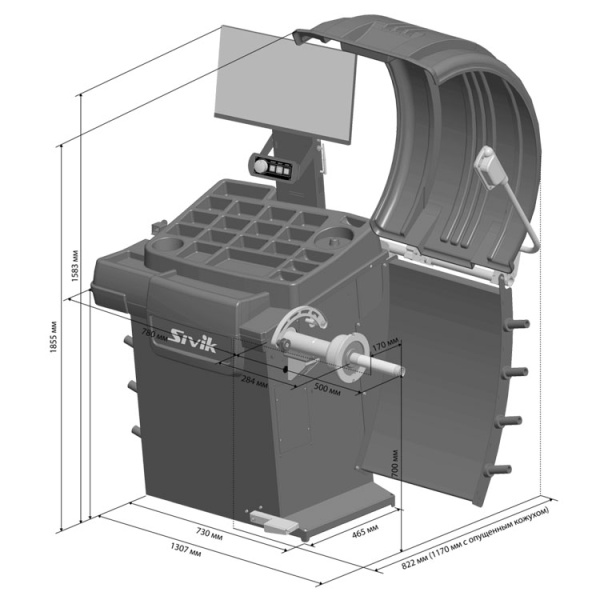 SIVIK STELLAR СБМП-60/3D Pro Станок балансировочный купить по доступной цене 