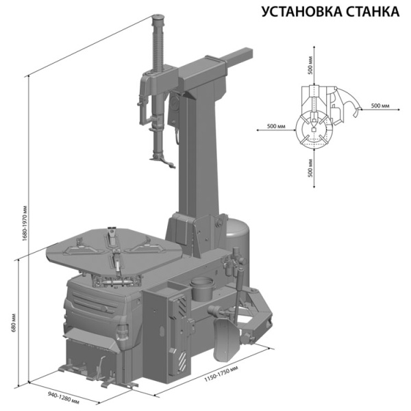 SIVIK КС-404А Про Автоматический шиномонтажный станок, 380 В купить по доступной цене 