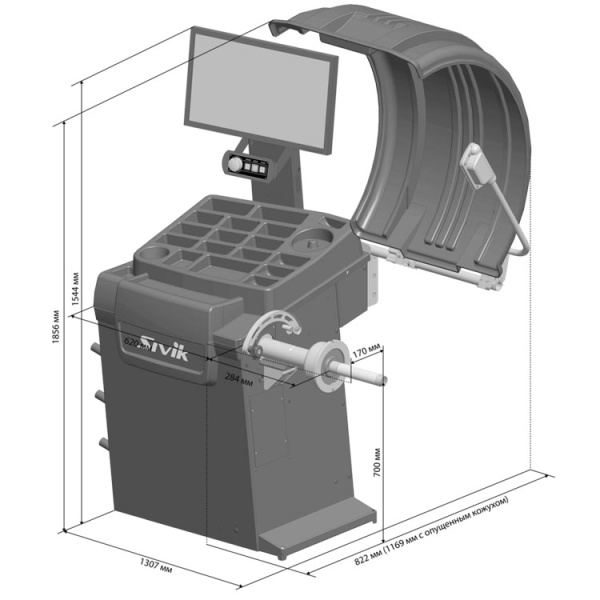 SIVIK GALAXY PLUS СБМП-60/3D Л Станок балансировочный купить по доступной цене 